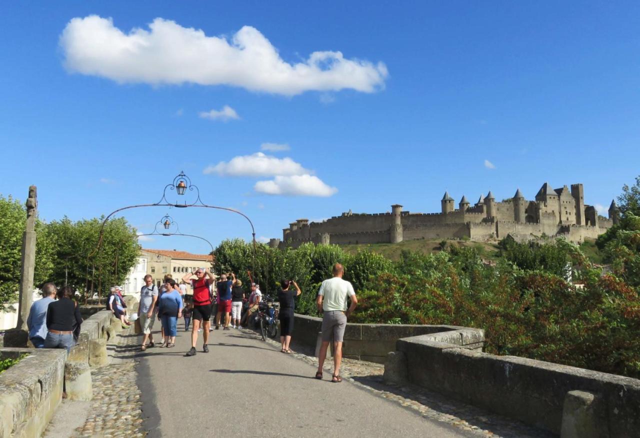 Tout Confort ! Calme, Climatisation, Vue Degagee, Ville ,Parking Gratuit, Ascenseur, Wifi Carcassonne Exterior photo